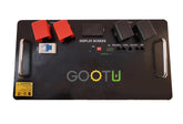 Gootu Solar Inverter Battery System, Black, Heavy Duty Lithium LFP, Digital Display Screen, Professional Control Panel with Multiple Ports (JK Smart BMS) (48V 100AH)