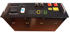 Gootu Solar Inverter Battery System, Black, Heavy Duty Lithium LFP, Digital Display Screen, Professional Control Panel with Multiple Ports (JK Smart BMS) (48V 100AH)